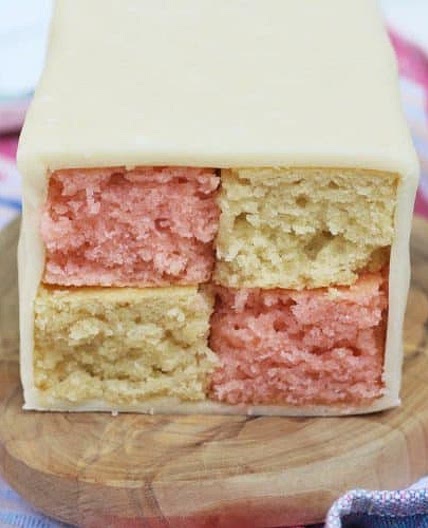 Vegan Battenberg Cake