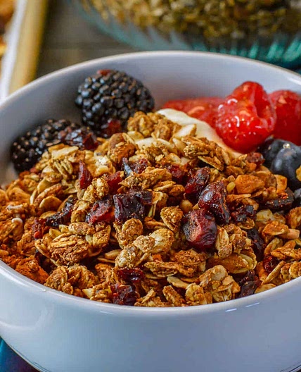 Homemade High Protein Granola (Cereal with Nuts)
