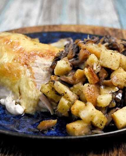 Holiday Mushroom Chestnut Stuffing