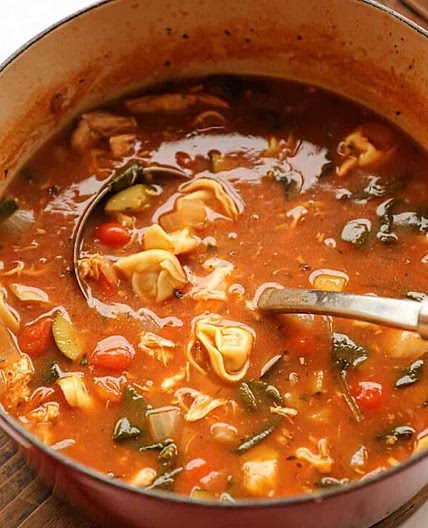 Chicken Tortellini Soup