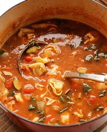 Chicken Tortellini Soup