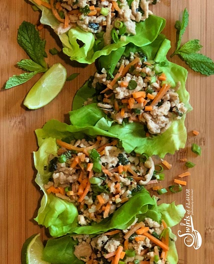 Thai Chicken Lettuce Wraps Recipe