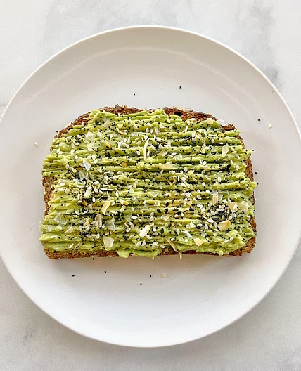 Avocado Toast with Everything Bagel Seasoning