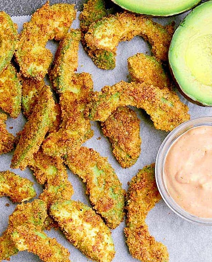 Keto Avocado Fries with Chipotle Mayo (Keto Avocado Fries Recipe)