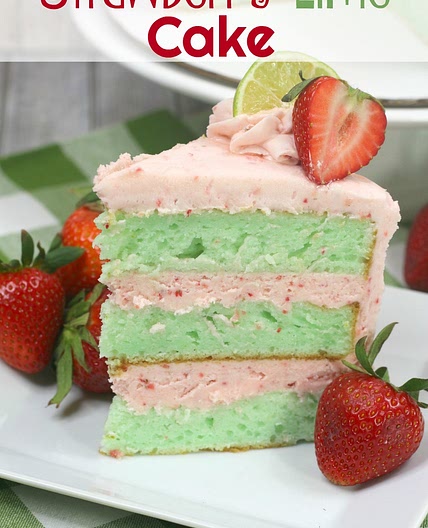Strawberry Lime Cake Recipe