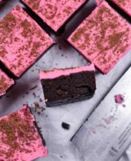 Cherry Buttercream Brownies