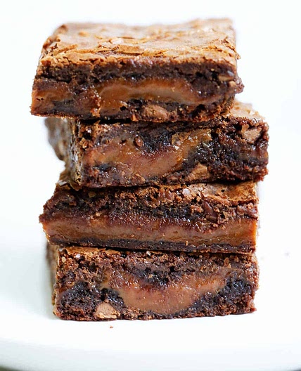 Chocolate Caramel Brownies