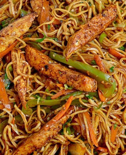 Street Style Hakka Noodles