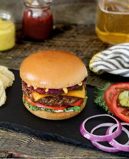 The Ultimate Bean & Mushroom Burger