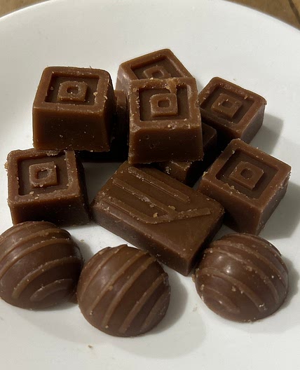 Vegan white or “milk” chocolate