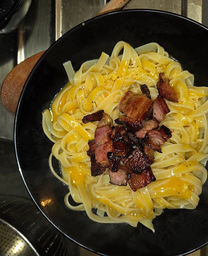 Pâte carbonara
