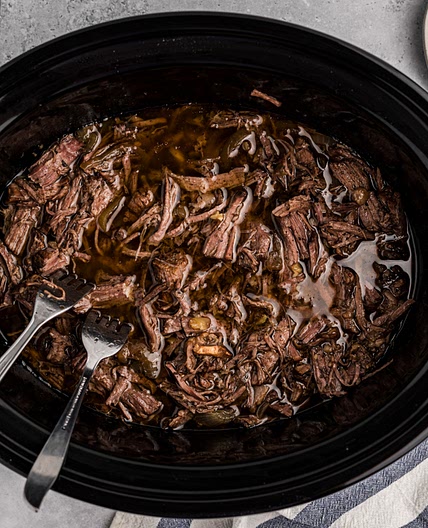 Slow Cooker Balsamic Beef Pot Roast