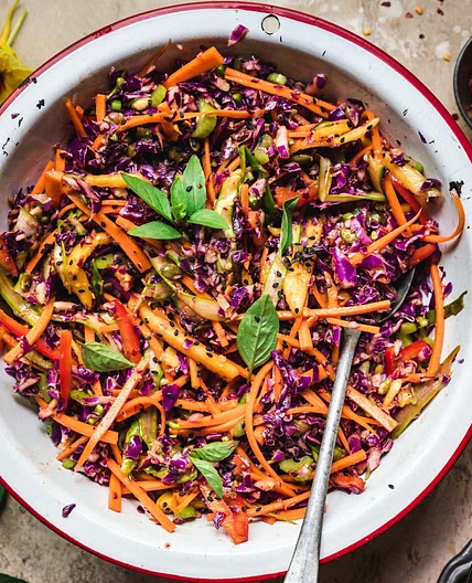 Rainbow Summer Slaw
