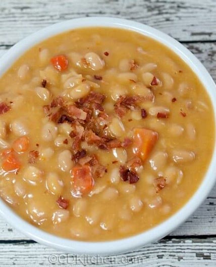 Copycat Campbell's Bean & Bacon Soup