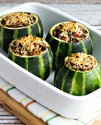 Stuffed Zucchini Recipe with Ground Beef