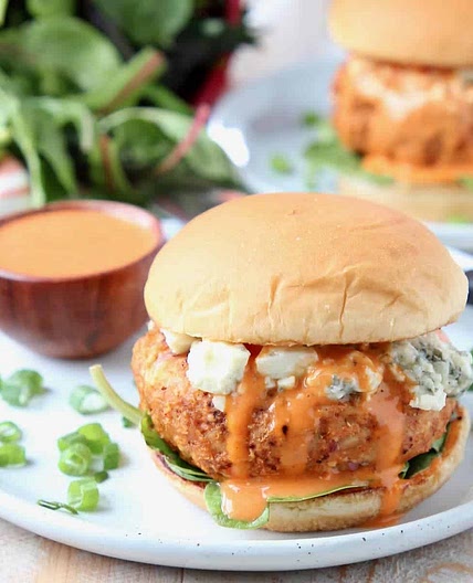 Buffalo Chicken Burgers