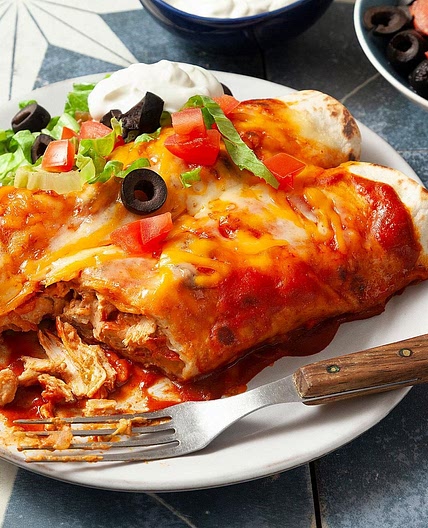 Easy Chicken Enchiladas