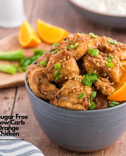 Sugar Free Low Carb Orange Chicken