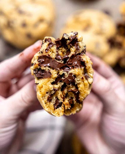 Thick Chocolate Chip Cookies