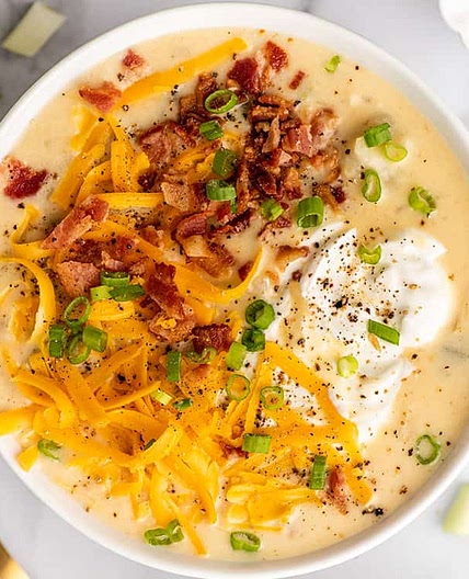 Easy Cheesy Potato Bacon Soup