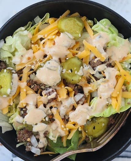 Big Mac Bowl Recipe (Keto, High Protein)