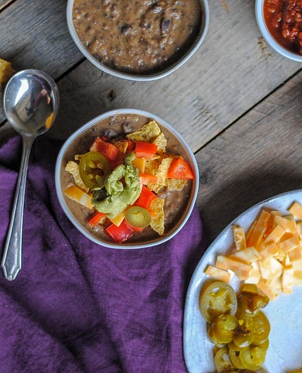 30 Minute Easy Black Bean Soup