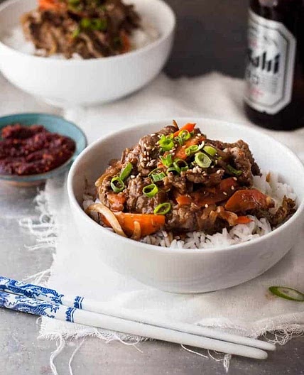 Korean Beef Bowl (Bulgogi)