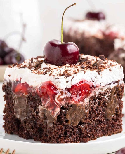 Easy Cherry Chocolate Cake