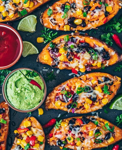Mexican Sweet Potato Skins