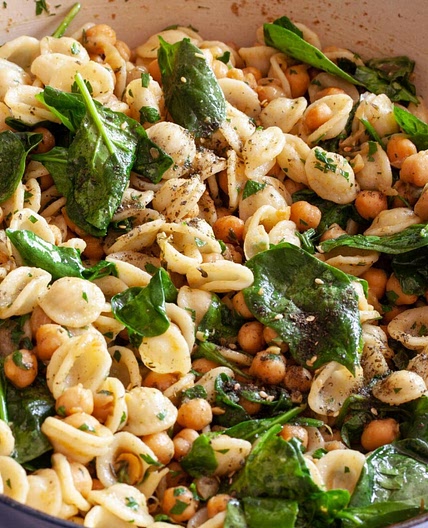 Orecchiette With Chickpeas And Zaatar