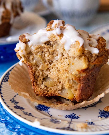 Moist Gluten-Free Apple Crumb Muffins