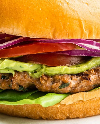Healthy Grilled Turkey Burgers