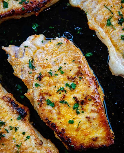 Lemon Garlic Pork Chops