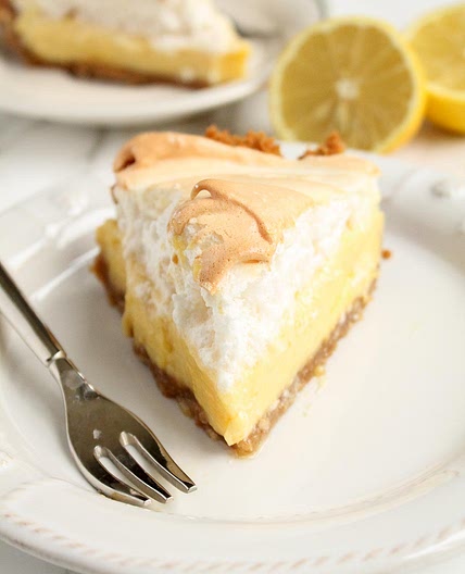 Lemon Meringue Pie with Graham Cracker Crust