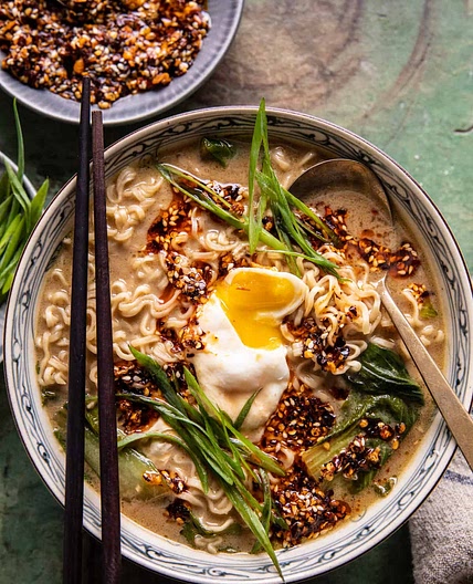 25 Minute Chili Oil Egg Ramen