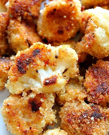 Roasted Garlic Parmesan Cauliflower recipe