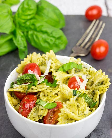 Pesto Pasta with Grilled Chicken
