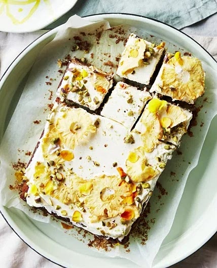 Pineapple and coconut cake