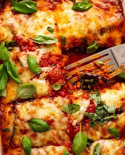 Eggplant Parmigiana (Parmigiana di Melanzane)
