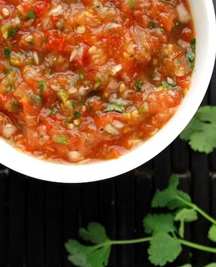 Easy Roasted Tomato Salsa