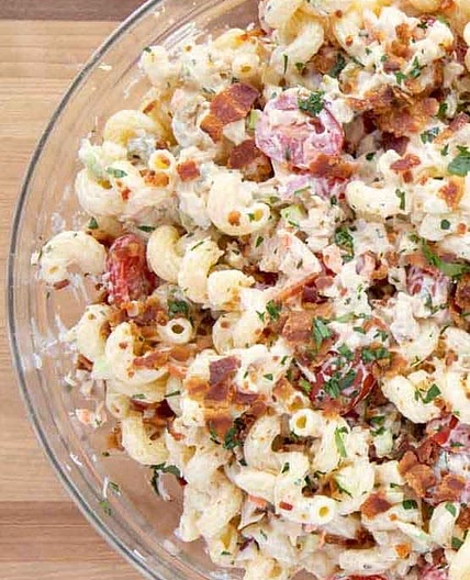 Tuna Macaroni Salad Deluxe