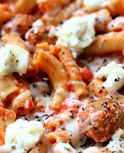 Instant Pot Ziti and Meatballs