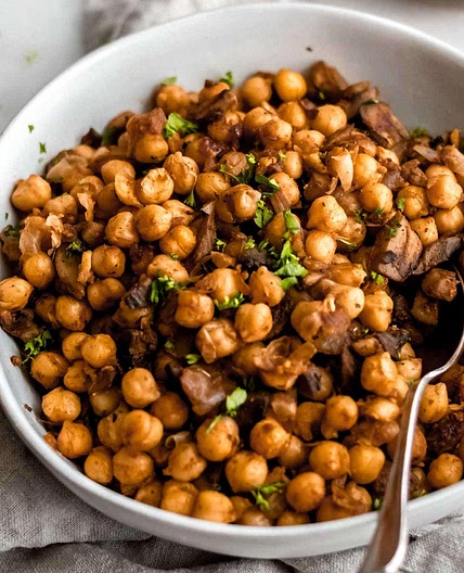 Easy Spiced Chickpeas