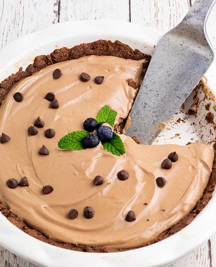 No-Bake Chocolate Vegan Pie