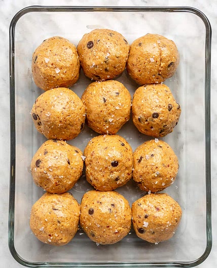 Salted Chocolate Peanut Butter Energy Balls
