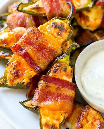 Bacon Wrapped Jalapeno Poppers