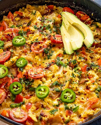 Migas Recipe: Mexican Scrambled Eggs with Crispy Tortillas