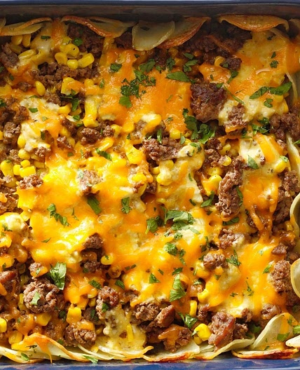 Hamburger Potato Casserole