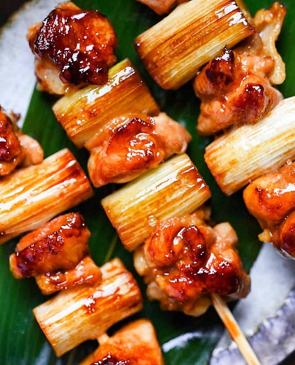 Easy Negima Yakitori with Homemade Sauce (Pan-Fried)