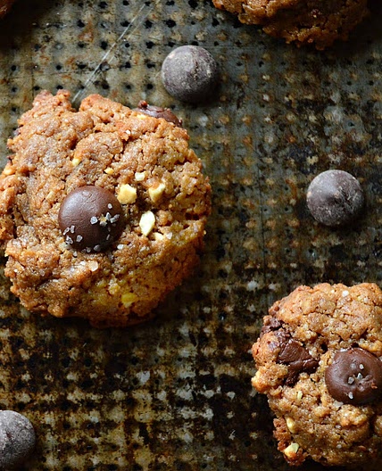 Almond Butter Tahini Cookies